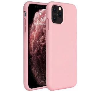 Apple iPhone 11 Pro, szilikon tok, rózsaszín