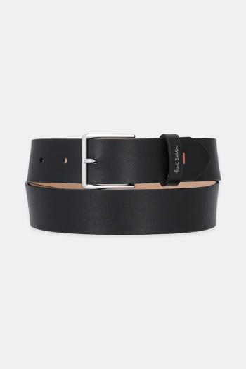 Kožený opasok Paul Smith čierna farba, M1A-7946-NSTITC