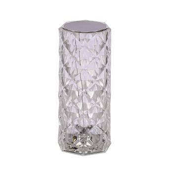 Stolová lampa BRILLO V-21,5 cm bezfarebná 2W LED USB 3000, 4000, 6000K TOUCH ME
