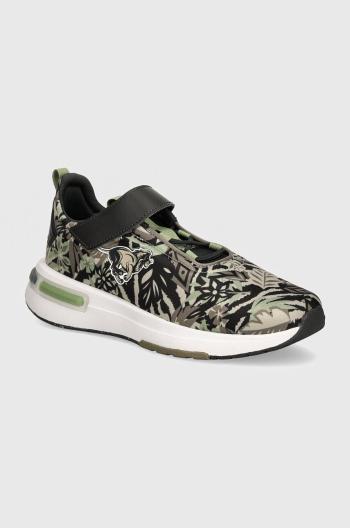 Detské tenisky adidas RACER TR23 LionKing EL zelená farba, IF4124