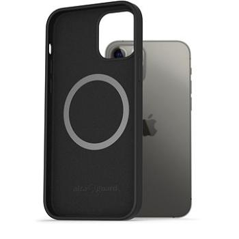 AlzaGuard Magnetic Silicon Case pre iPhone 12/12 Pro čierny (AGD-PCMS002B)