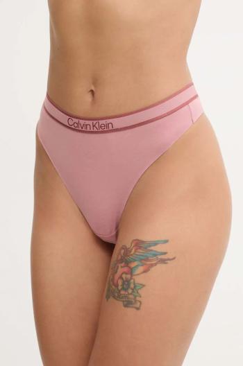 Tangá Calvin Klein Underwear ružová farba, 000QF7954E