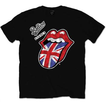 The Rolling Stones tričko Vintage British Tongue  one_size