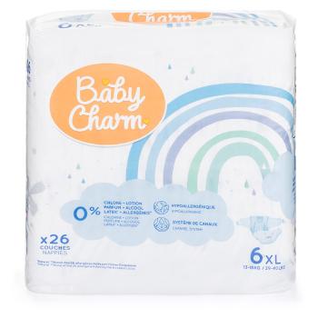 BABY CHARM Super Dry Flex XL vel.6 plienky 13-18 kg 26 ks