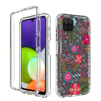 DUAL ART Odolný kryt Samsung Galaxy A22 FLOWERS