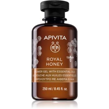 Apivita Royal Honey Creamy Shower Gel hydratačný sprchový gél s esenciálnymi olejmi 250 ml