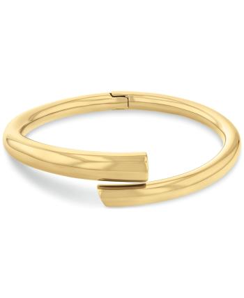 Calvin Klein Pevný náramok z pozlátenej ocele Spiral 35000763