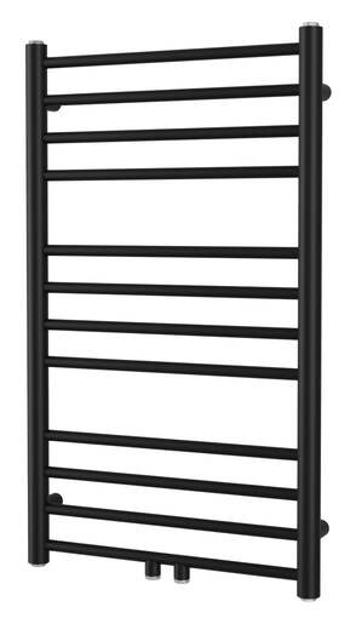 Radiátor kombinovaný SAT Paul 84x50 cm stredové pripojenie čierna matná SATRAPA840500SBL