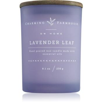 DW Home Charming Farmhouse Lavender Leaf vonná sviečka 230 g