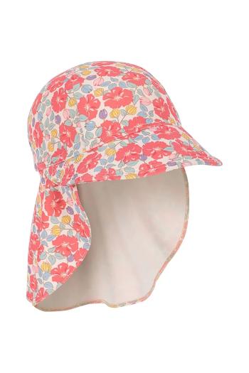 Detská baseballová čiapka Konges Sløjd MANUCA FRILL SUN HAT GRS viac farieb, vzorovaná, KS103286