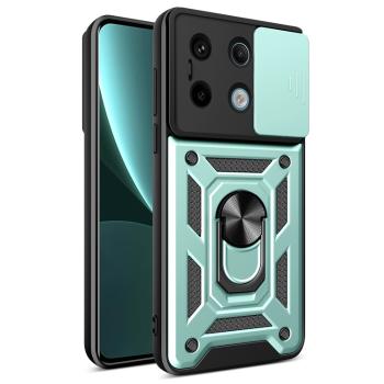 RING CAMERA Kryt s držiakom pre Xiaomi Redmi Note 13 Pro 5G zelený