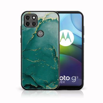 MY ART Ochranný obal Motorola Moto G9 Power -GREEN MARBLE (145)