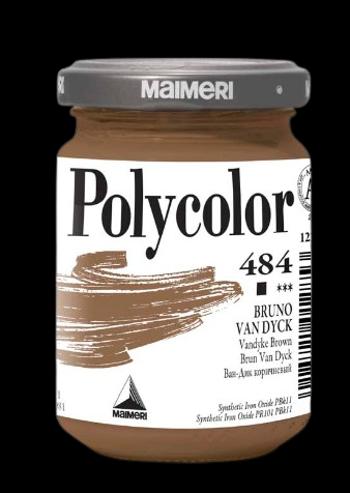 MAIMERI POLYCOLOR - Jemné vinylové farby 484 - vandyke brown, 140 ml