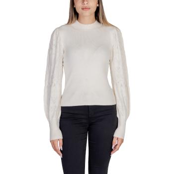 Vero Moda  VMLIMONE LS HIGHNECK PULLOVER GA BOO 10310809  Svetre Biela