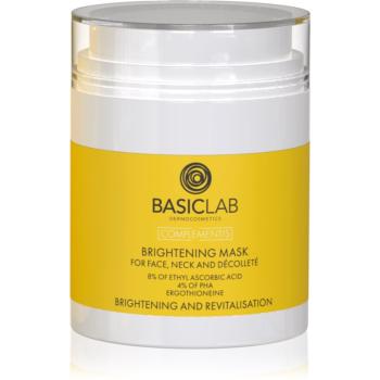 BasicLab Dermocosmetics Complementis rozjasňujúca maska pre mdlú, nezjednotenú pleť 50 ml