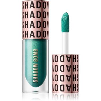 Makeup Revolution Shadow Bomb metalické očné tiene odtieň Obsessed Teal 4,6 ml