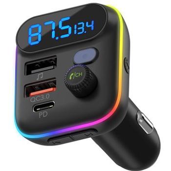 AlzaPower FM Transmitter F120 čierny (APW-FMTV2)