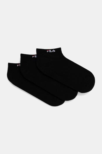 Ponožky Fila 3-pak čierna farba, F5500