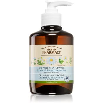 Green Pharmacy Chamomile Gel for Intimate Hygiene gél na intímnu hygienu pre citlivú pokožku 370 ml