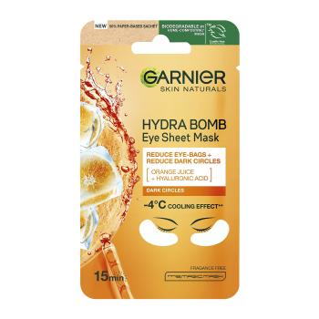 Garnier Povzbudzujúca očná maska so šťavou z pomaranča a kyselinou hyaluronovou (Eye Tissue Mask) 6 g
