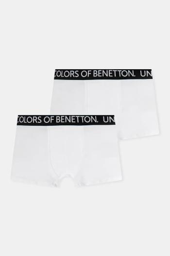 Detské boxerky United Colors of Benetton 2-pak biela farba, 3OP80X230