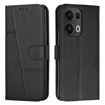 STITCHED Peňaženkový kryt pre Oppo Reno13 Pro 5G čierny