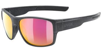 UVEX ESNLT Spirit Black Mat/Mirror Red Cyklistické okuliare