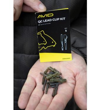 Avid carp závska qc lead clip kit 5 ks