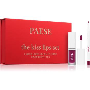 Paese The Kiss Lips Set Raspberry Red darčeková sada odtieň 05 Raspberry Red