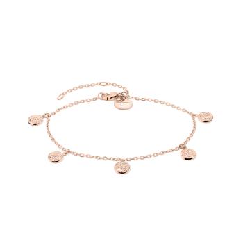 Tamaris Trendy bronzový náramok s príveskami Coins TJ-0452-B-21