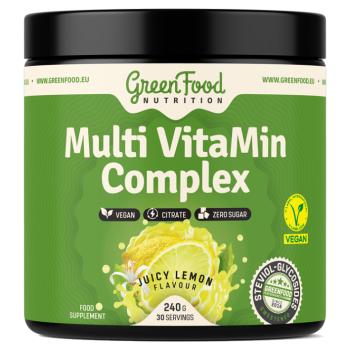 GREENFOOD NUTRITION Multivitamín complex juicy lemon 240 g