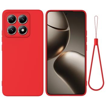 RUBBER Ochranný obal pre Xiaomi 14T Pro červený