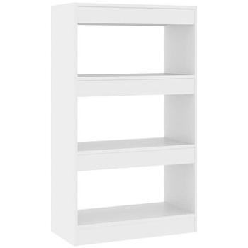 Shumee deliaca stena biela 60 × 30 × 103 cm drevotrieska, 811655