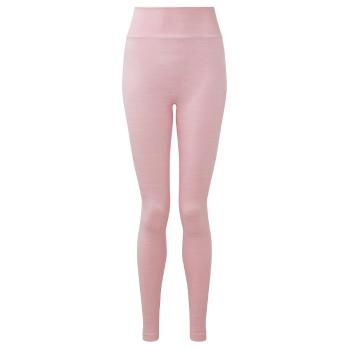TriDri® Dámske bezšvové legíny 3D Fit - Svetloružový melír | L