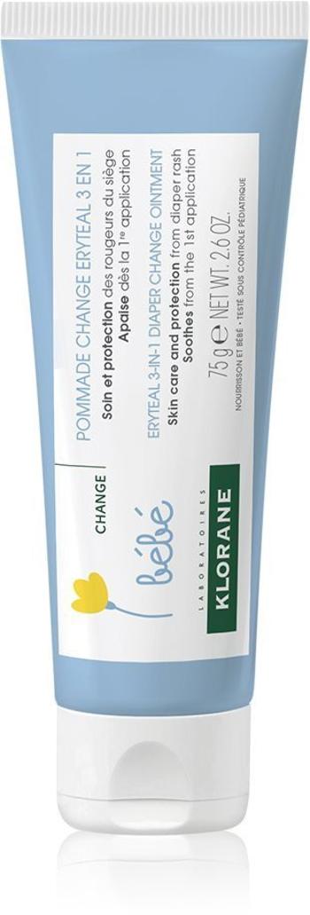 Popsikrém Klorane Bébé Eryteal 3 az 1-ben popsikrém, 75 g