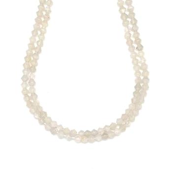 Holdkő fehér lampion 4x4mm