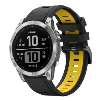 SPORTY Univerzálny remienok pre modely Garmin Instinct čierny-žltý