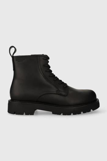 Kožená obuv Vagabond Shoemakers CAMERON pánska, čierna farba, 5675.309.21