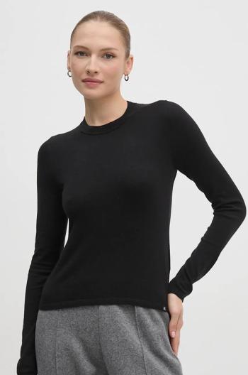 Sveter Calvin Klein Jeans dámsky, čierna farba, tenký, J20J224629