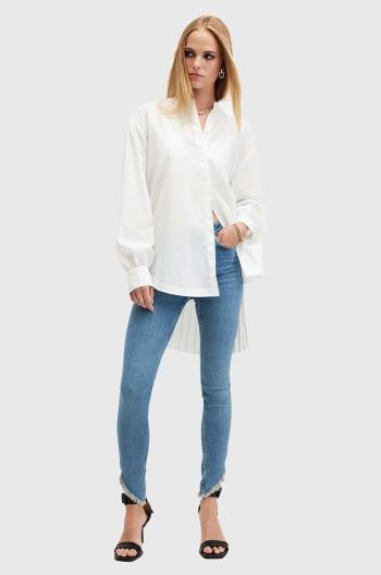 Bavlnené rifle AllSaints DAX ASYM HEM JEAN W070EA