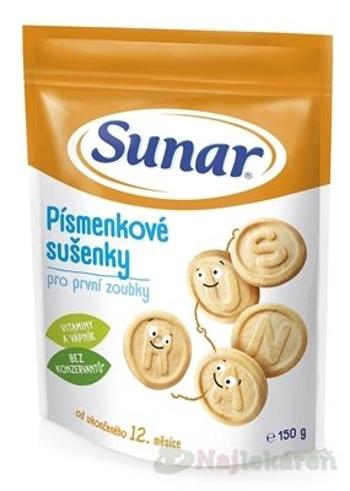 Sunar Písmenkové sušienky pre prvé zúbky (od ukonč. 12. mesiaca) 150 g