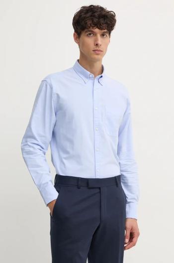 Bavlnená košeľa United Colors of Benetton pánska, regular, s golierom button-down, 5FGBUQ04C