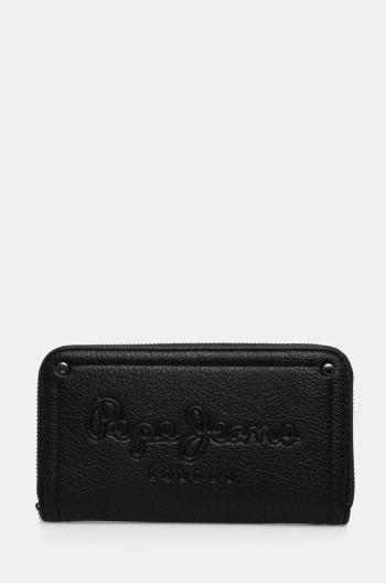 Peňaženka Pepe Jeans ICON WALLET dámska, čierna farba, PL070260