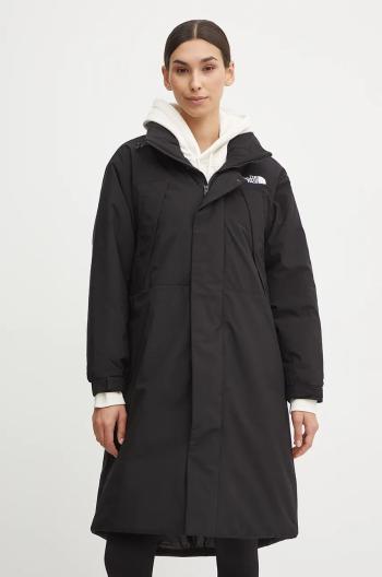 Bunda The North Face Padded Long Length Parka dámska, čierna farba, zimná, NF0A89H0JK31