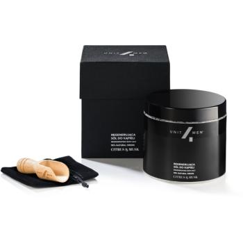 Unit4Men Bath Set Citrus & Musk soľ do kúpeľa s regeneračným účinkom 700 g