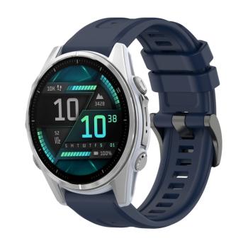 SILICONE Vymeniteľný remienok pre Garmin Fenix 8 43mm tmavomodrý