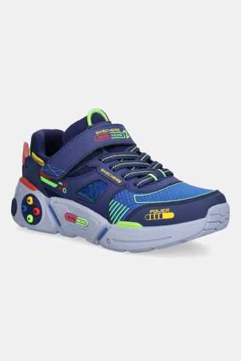 Detské tenisky Skechers GAMETRONIX 2.0 tmavomodrá farba, 402270L