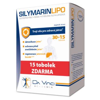 DA VINCI ACADEMIA Silymarin Lipo 30 + 15 kapsúl ZADARMO