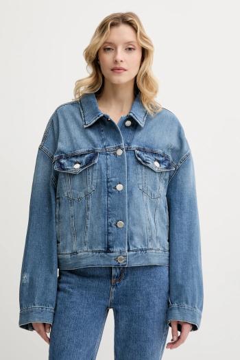 Rifľová bunda Pinko prechodná, oversize, 104644 A2E1