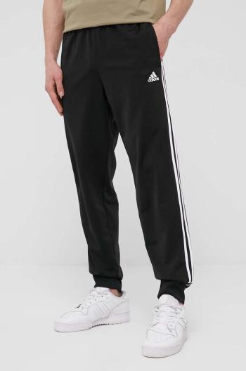 Nohavice adidas pánske, čierna farba, s nášivkou,  H46105